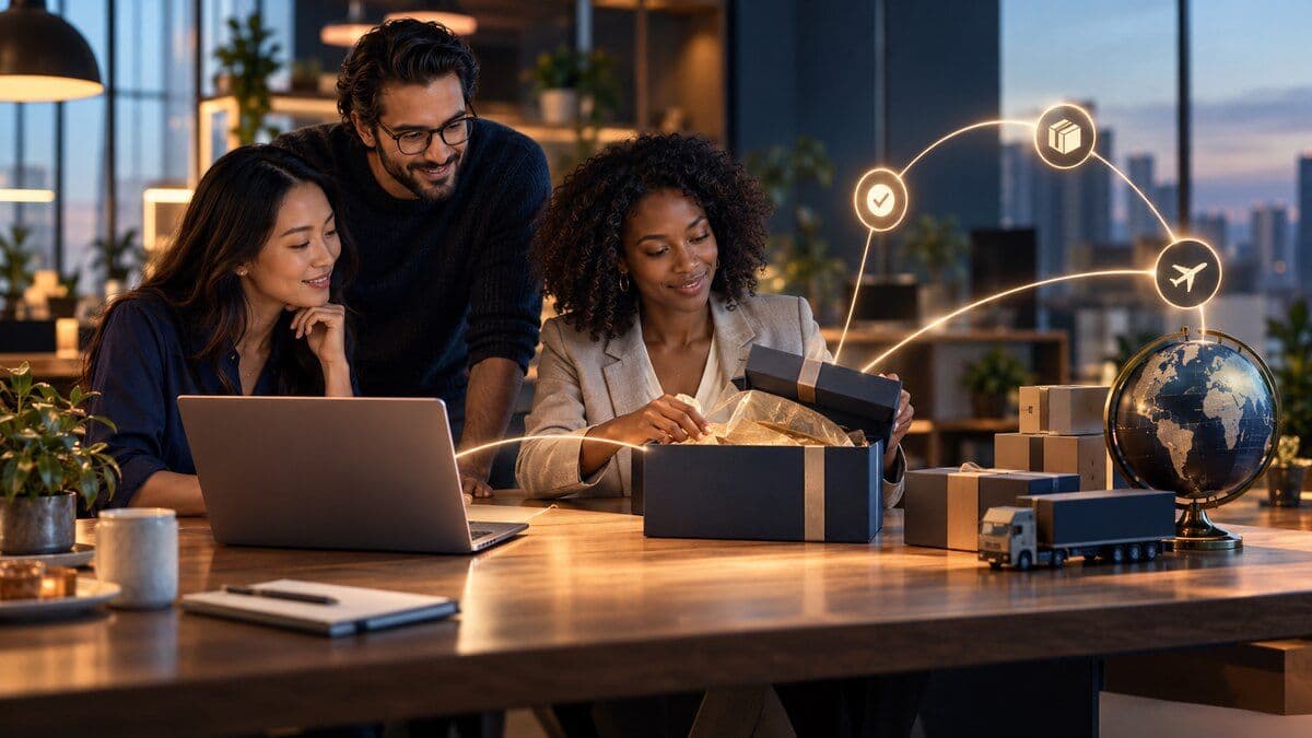 Revenue operations team connecting CRM approval events to global gift fulfillment