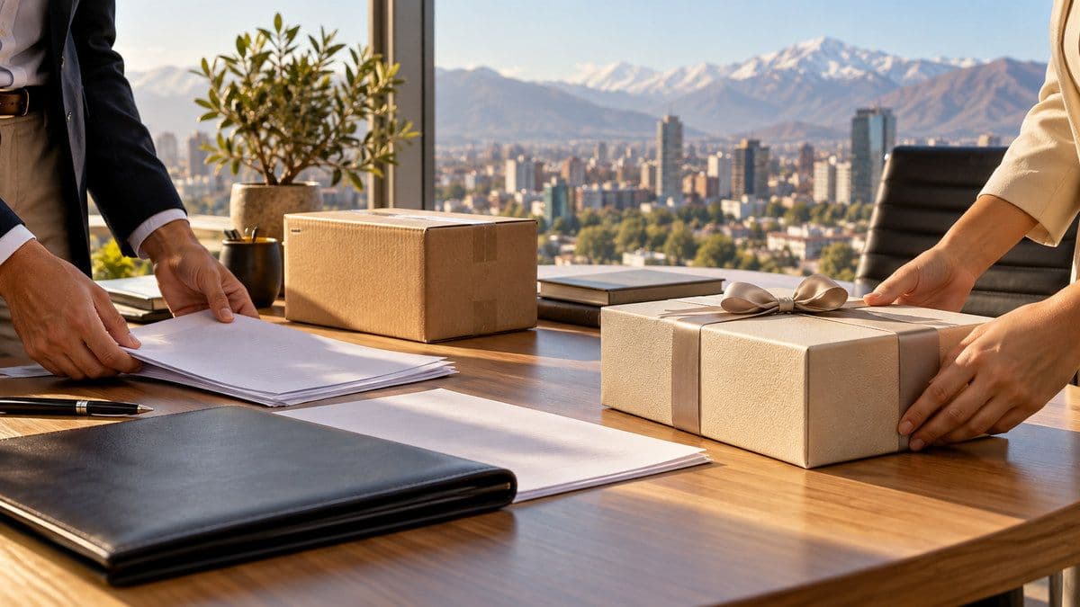 Chile Corporate Gifts in 2026: Separate Tax, Privacy, and Import Decisions