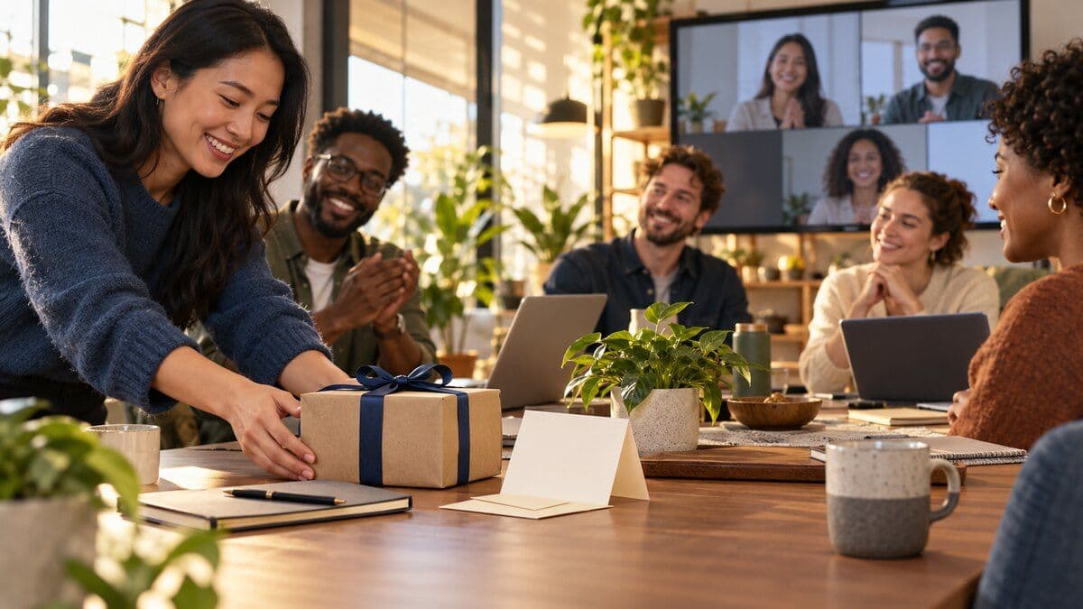 Project Completion Gifts for Distributed Teams: A Fair, Private, and Recoverable Playbook