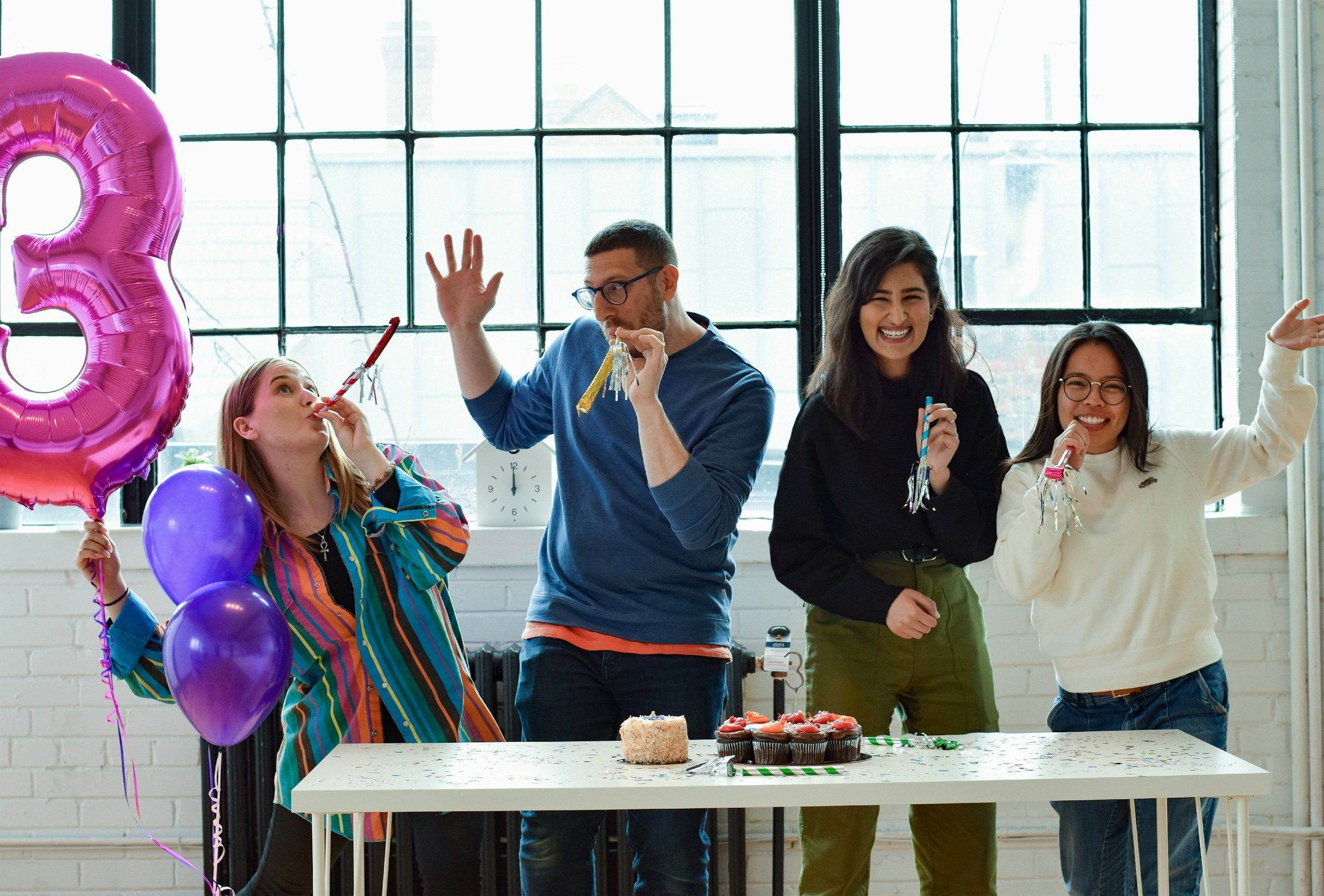 employees partying - Employee Appreciation Day Gratitude